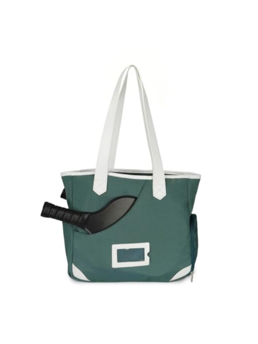 Pickleball Tote Bag Nylon Shoe Compartment Paddle Pockets